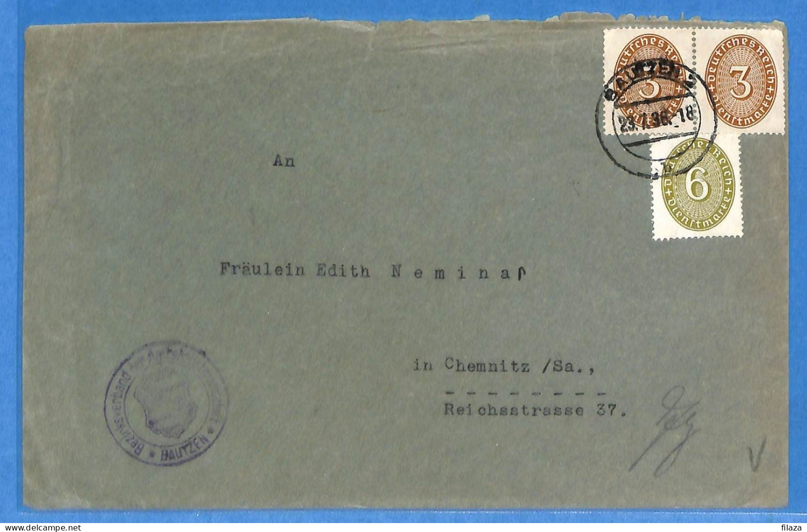 Allemagne Reich 1936 - Lettre De Bautzen - G33243 - Storia Postale