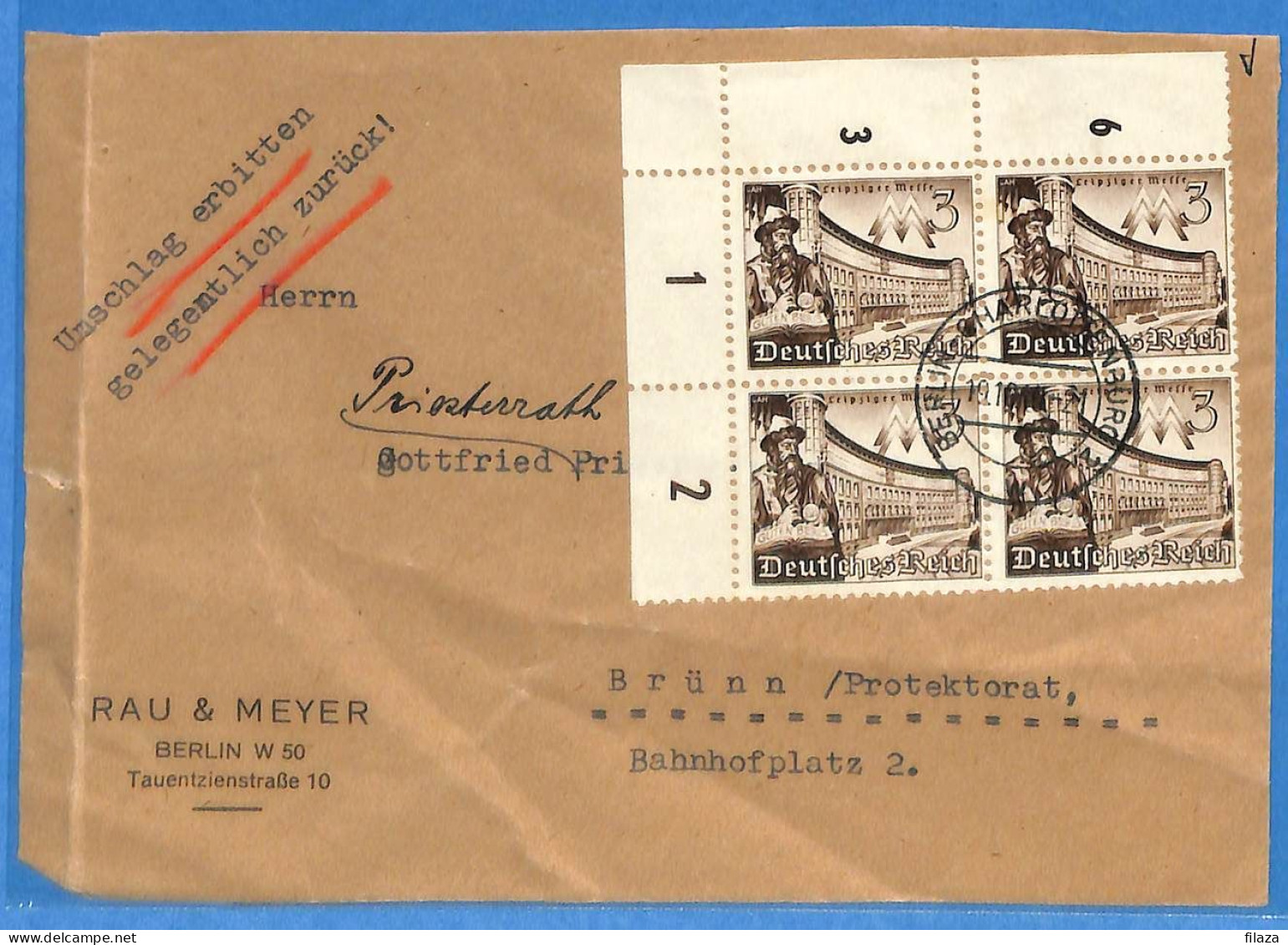 Allemagne Reich 1940 - Lettre De Berlin - G33219 - Lettres & Documents