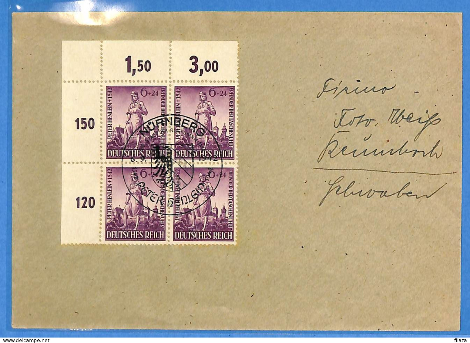 Allemagne Reich 1942 - Lettre De Nurnberg - G33217 - Storia Postale