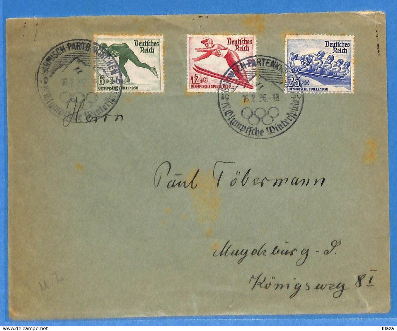 Allemagne Reich 1936 - Lettre De Partenkirchen - G33215 - Storia Postale