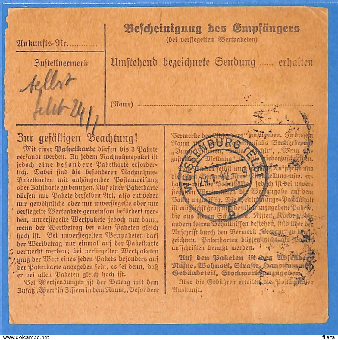 Allemagne Reich 1942 - Carte Postale De Hannover - G33189 - Covers & Documents