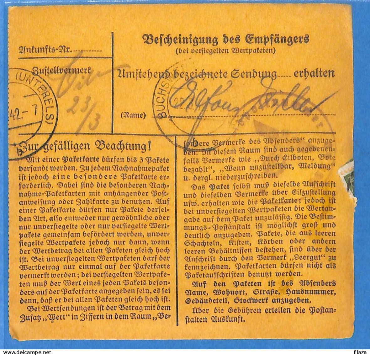 Allemagne Reich 1942 - Carte Postale De Freiburg - G33191 - Lettres & Documents