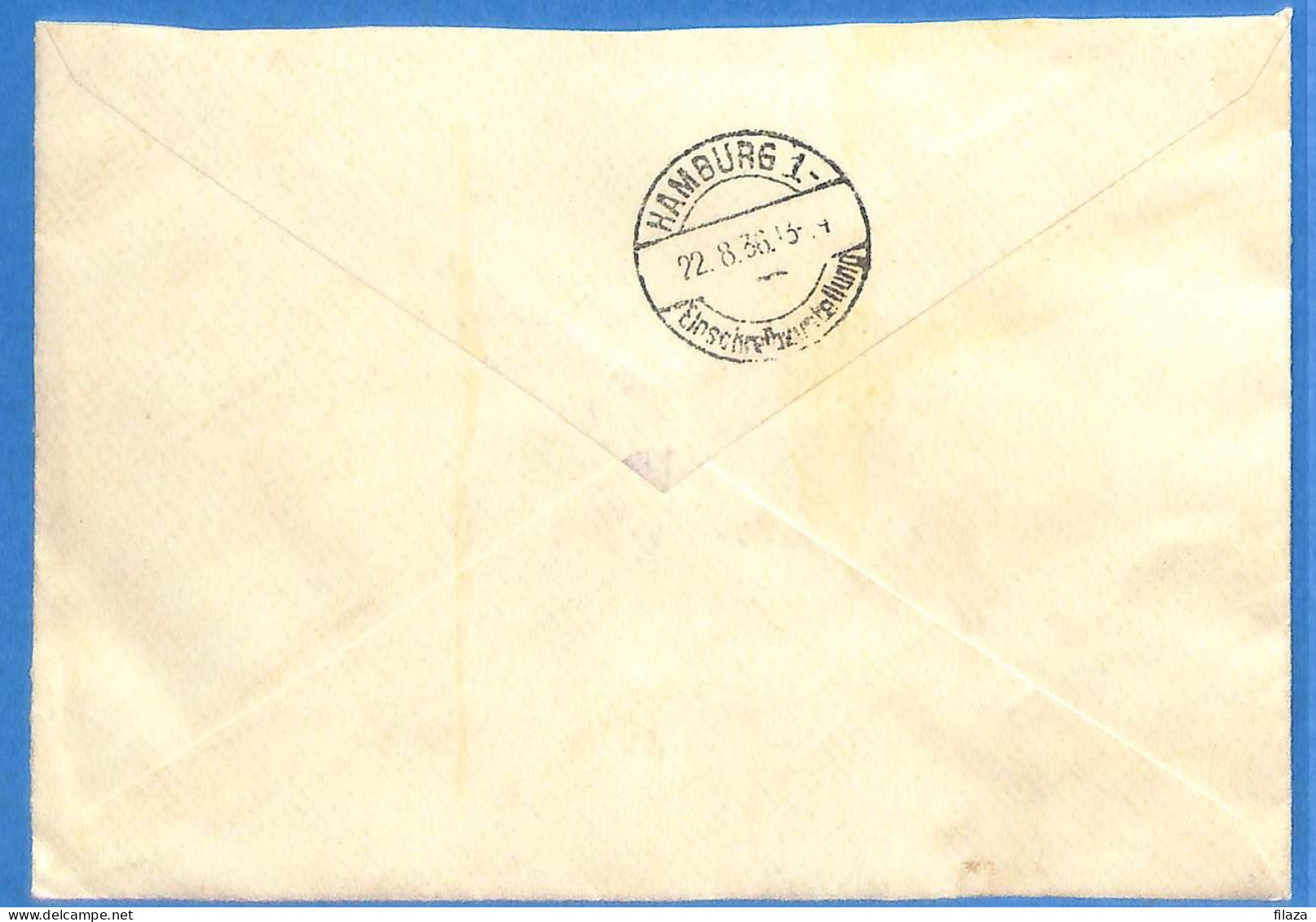 Allemagne Reich 1936 - Lettre Einschreiben De Kiel - G33159 - Briefe U. Dokumente