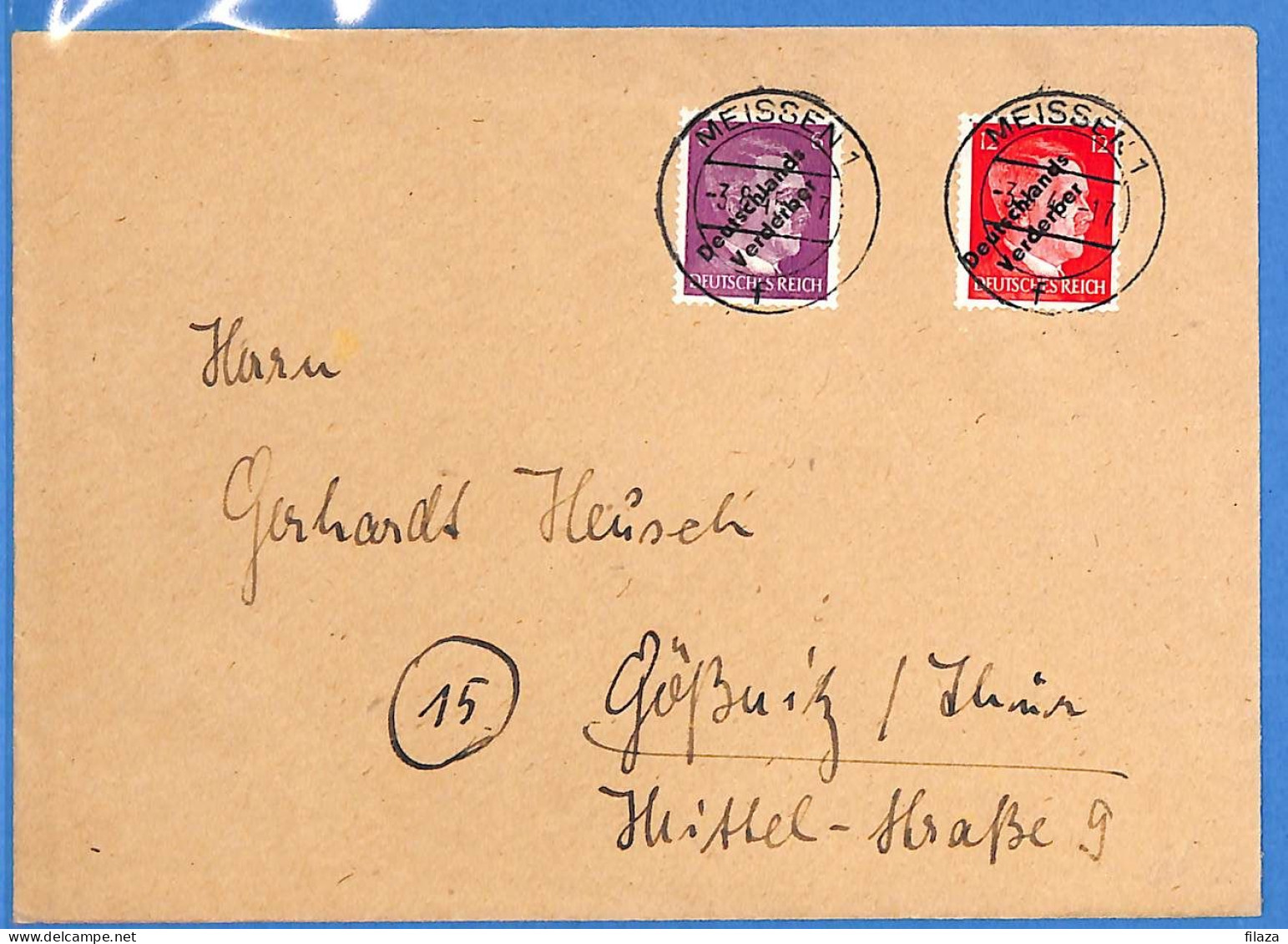 Allemagne Reich 1945 - Lettre De Meissen - G33149 - Storia Postale