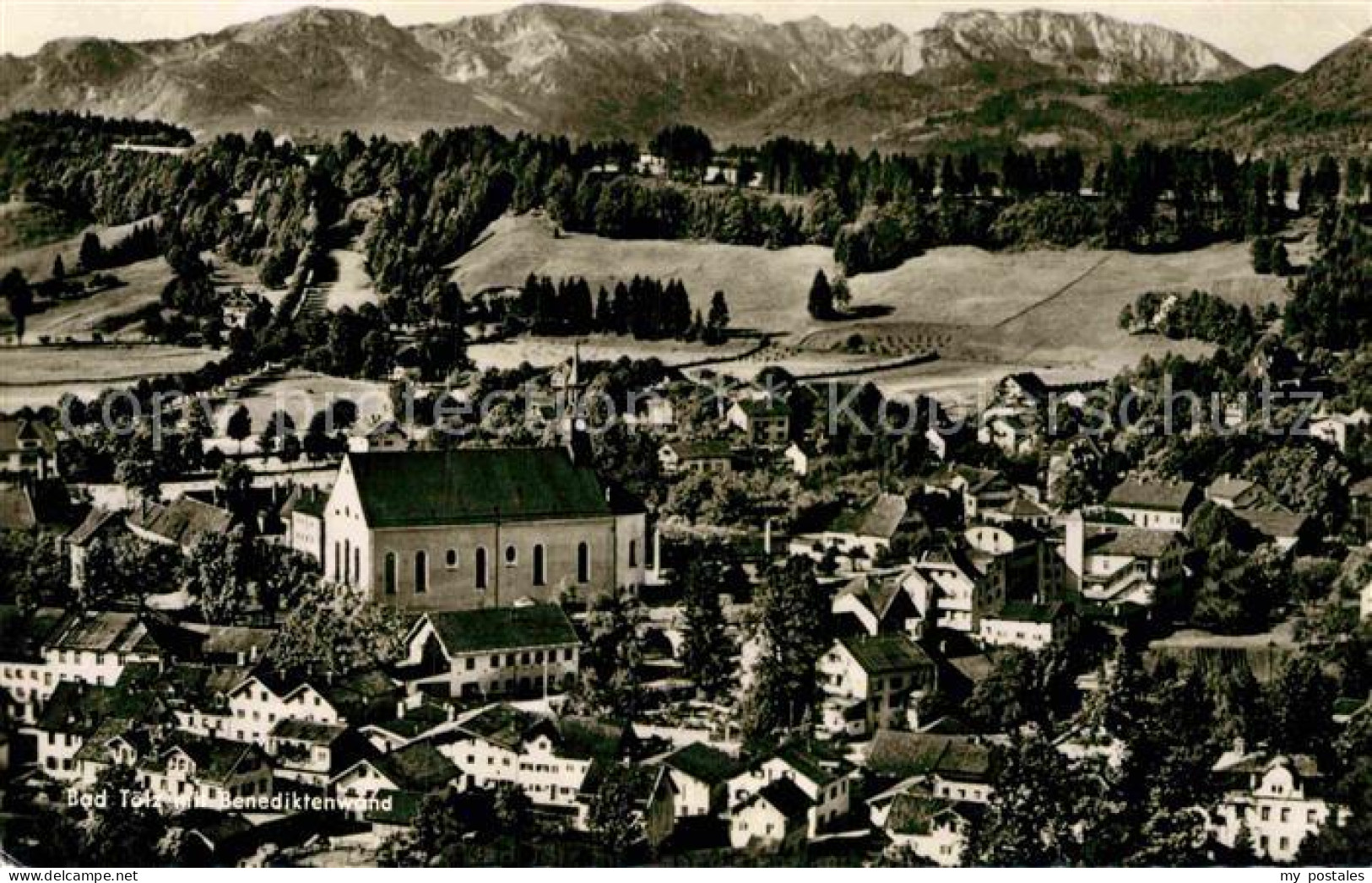 72848237 Bad Toelz Benediktenwald Panorama Kirche Bad Toelz - Bad Tölz