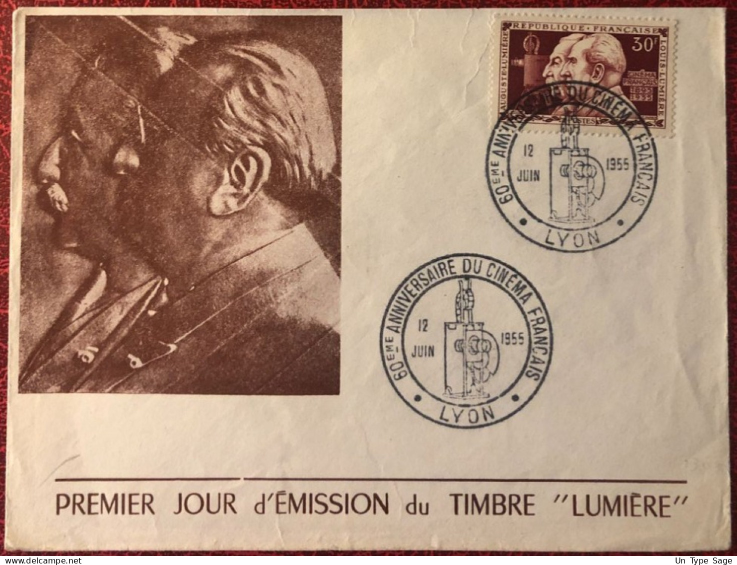 France, FDC N°1033 - LUMIERE - Grand Format (manque Rabat) - Cote 270€ - (C1045) - 1950-1959