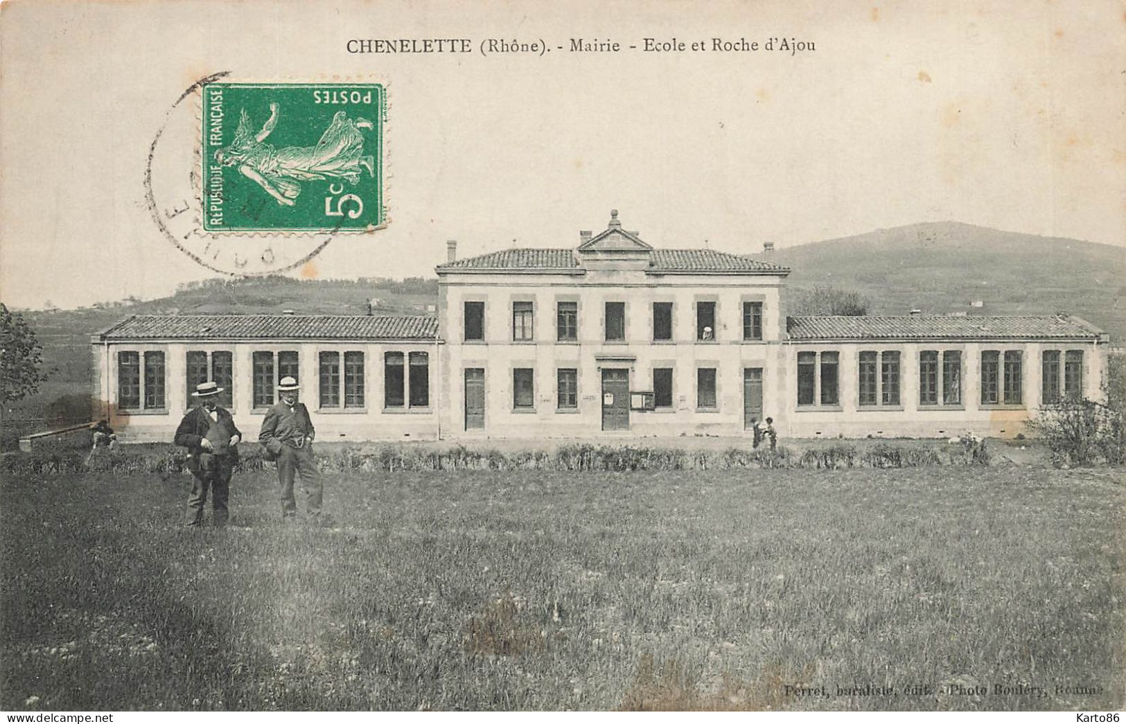 Chenelette * La Mairie * école Et Roche D'anjou - Altri & Non Classificati