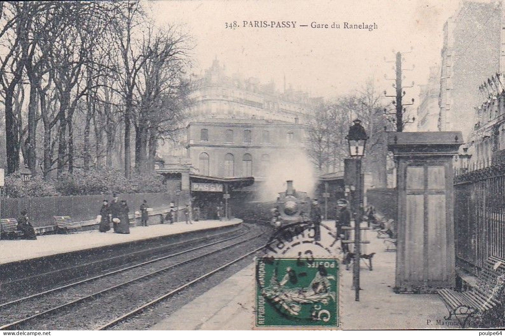 La Gare Du Bois De Passy La Muette : Vue Intérieure - (16-ème Arrondissement) - Stations, Underground