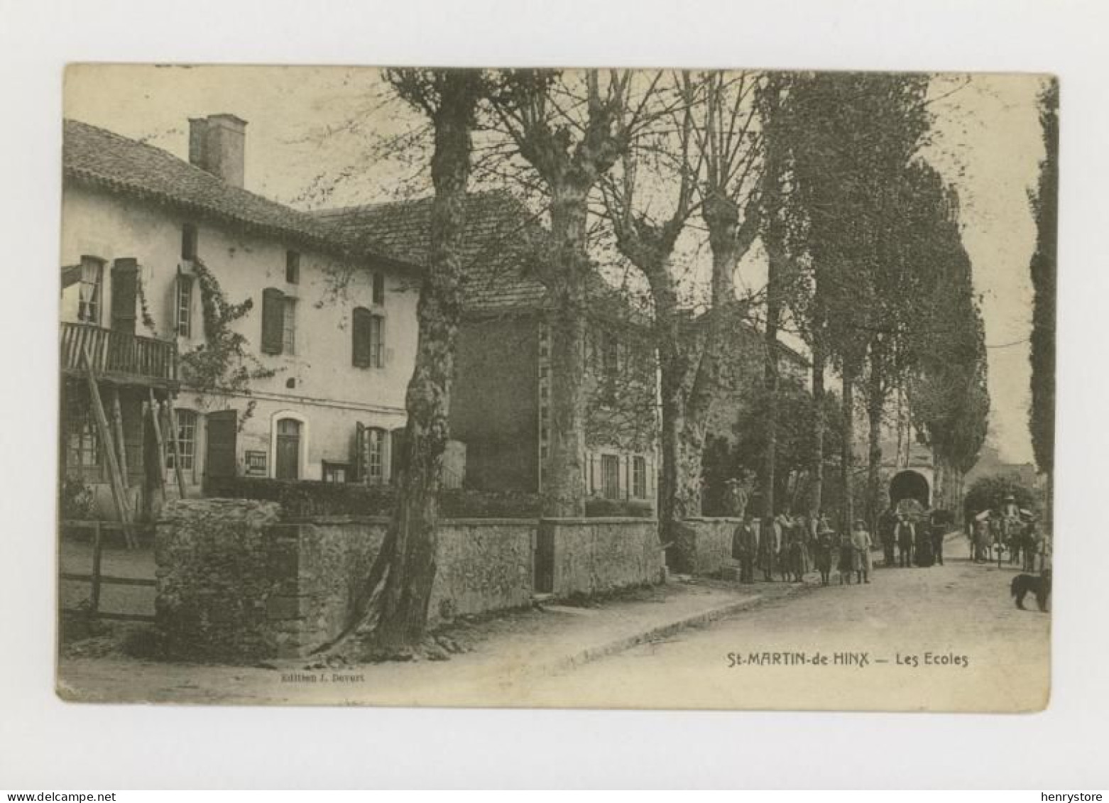 SAINT-MARTIN-de-HINX : Les Ecoles, 1906 (z4142) - Sonstige & Ohne Zuordnung