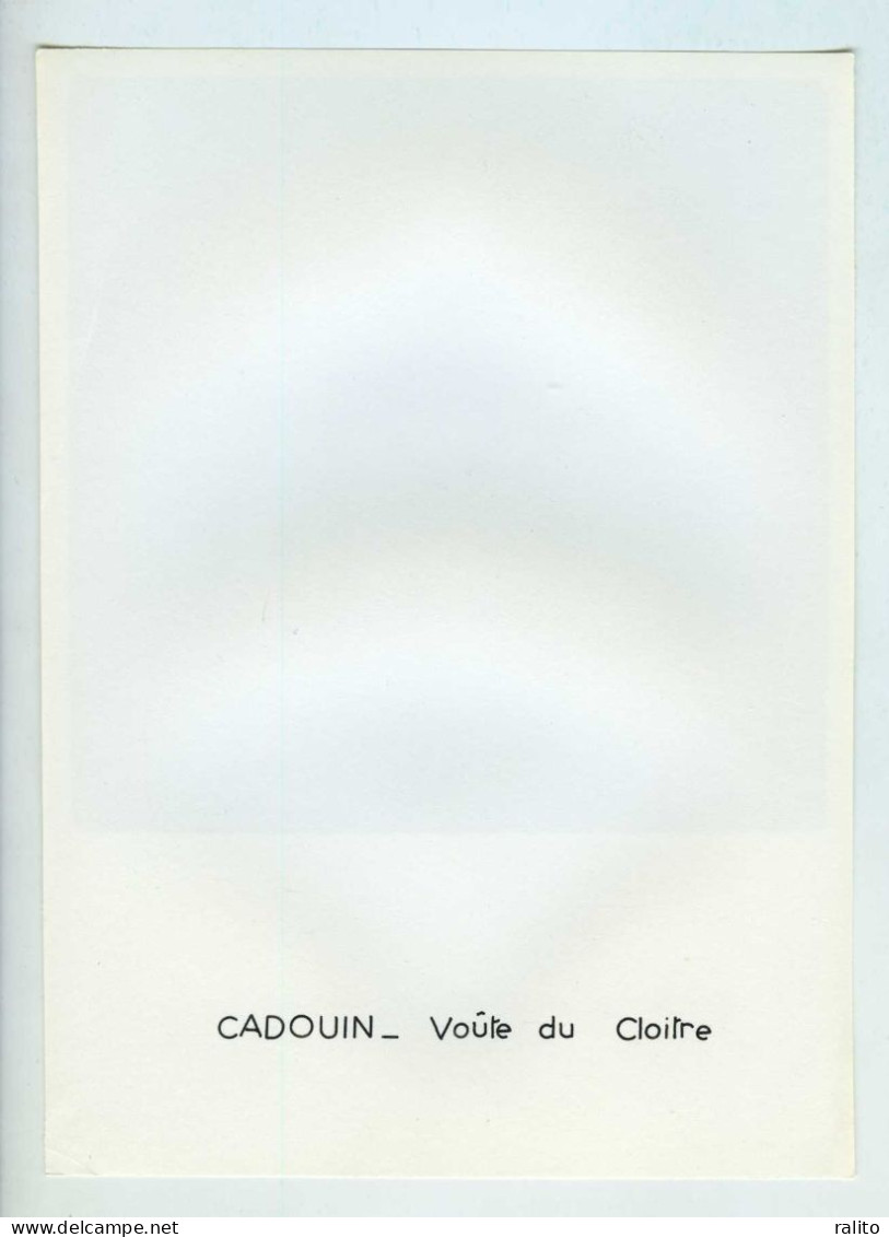 CADOUIN Vers 1960 Cloitre Photo 14 X 14 Cm DORDOGNE - Lieux