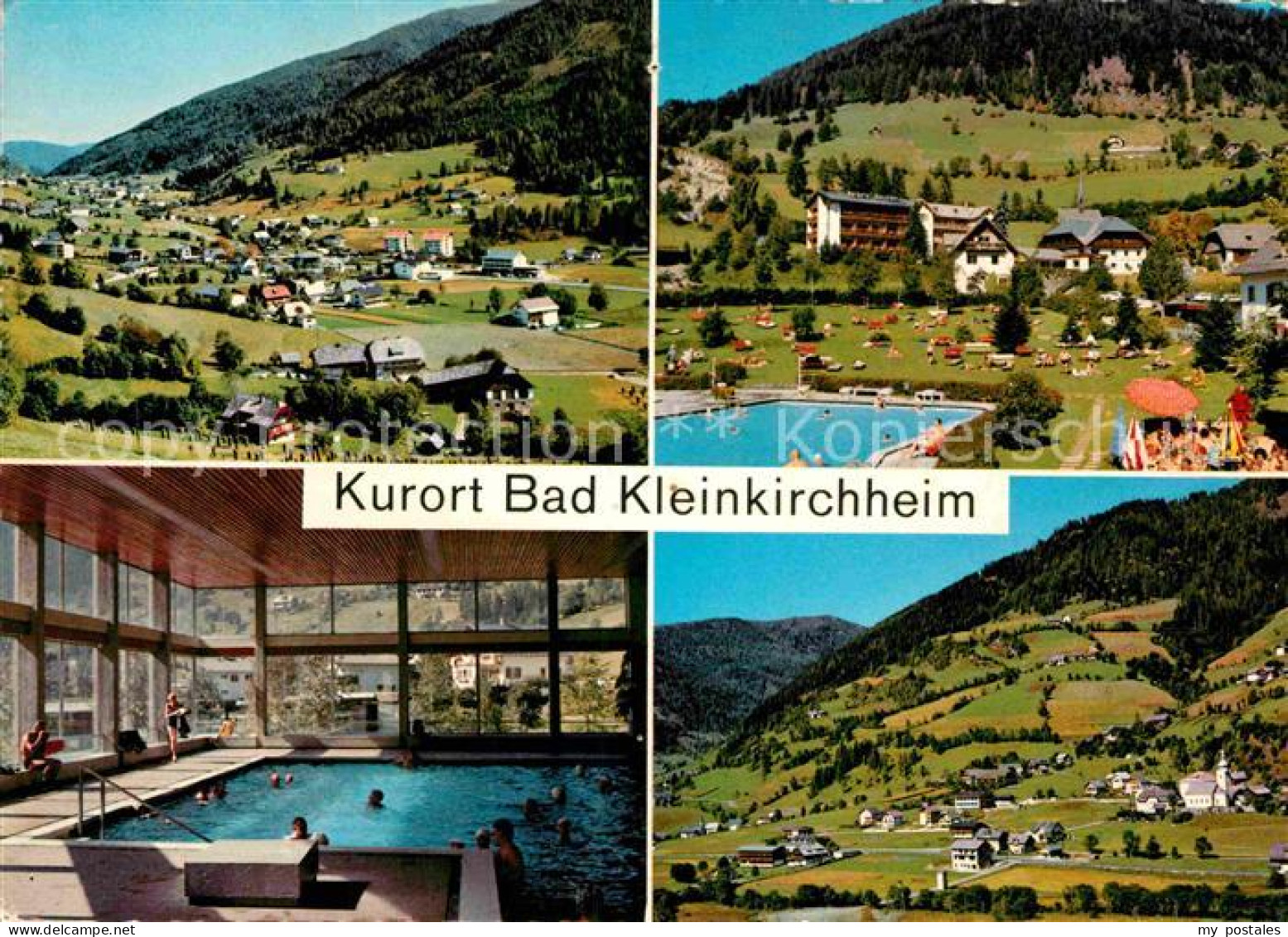 72847763 Bad Kleinkirchheim Kaernten Ortsansichten Thermalhallenbad Freibad Klei - Altri & Non Classificati