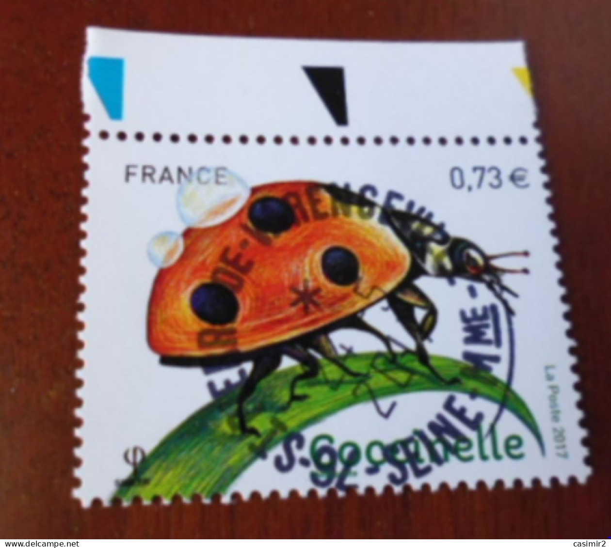 PROMOTION  OBLITERATION RONDE SUR TIMBRE NEUF COCCINELLE YVERT N°5147 - Used Stamps
