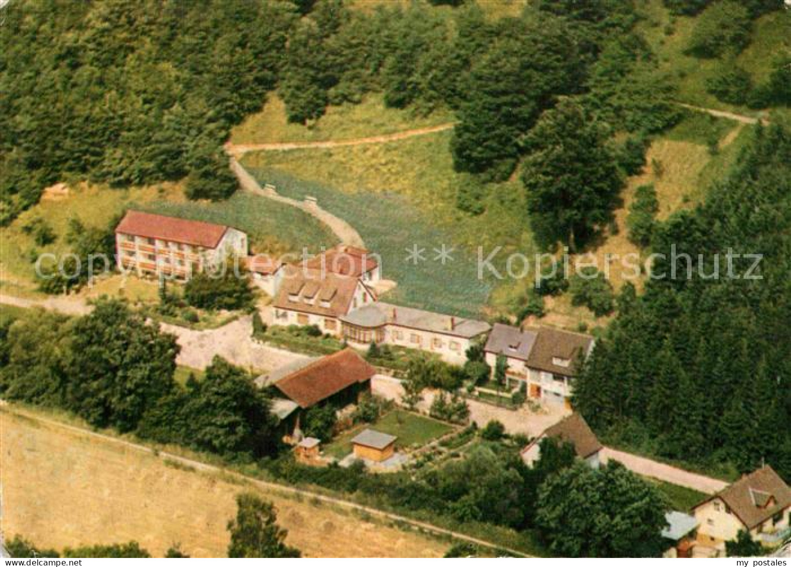 72847684 Rotenburg Fulda Fliegeraufnahme Haus Der Begegnung Rotenburg - Sonstige & Ohne Zuordnung