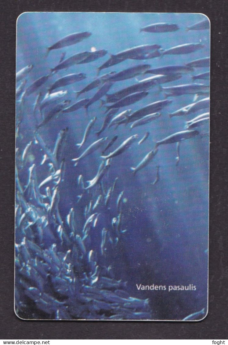 2000 Lietuvos Telekomas,Chip Card,Water World - Fish, 50 Units,Col:LT-LTV-C049 - Lituanie