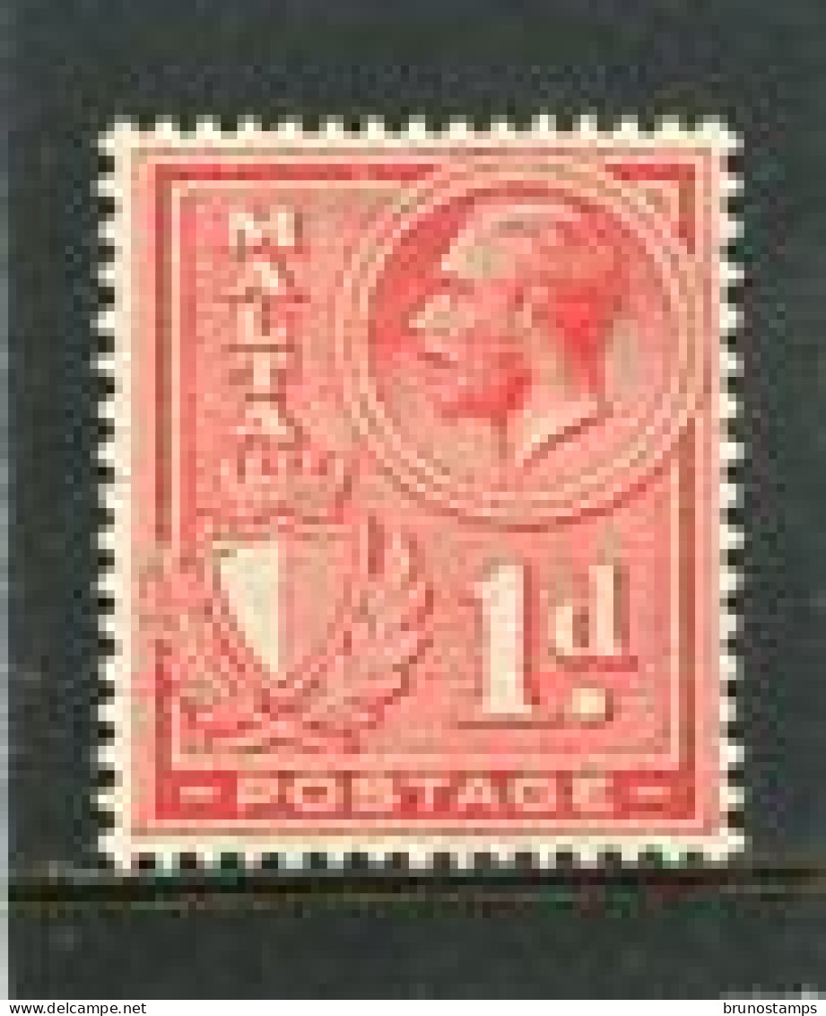 MALTA - 1926  1d  KGV  MINT - Malta