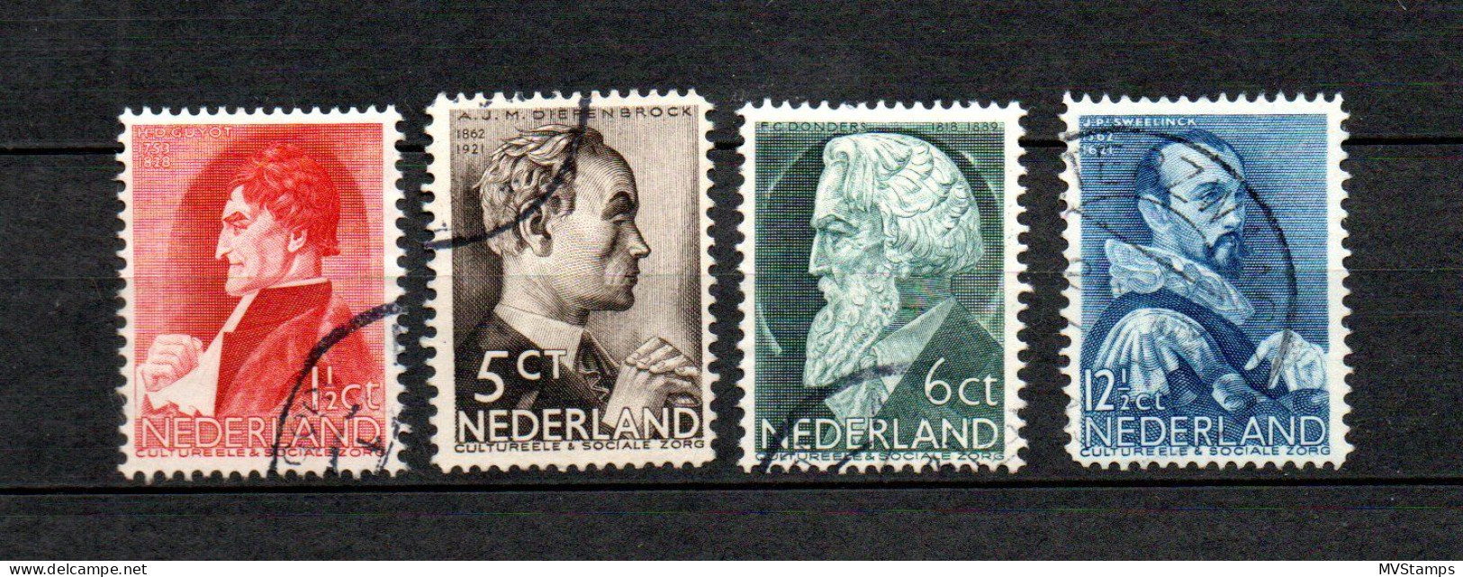 Netherlands 1935 Set Stamps Artists (Michel 282/85) Nice Used - Oblitérés