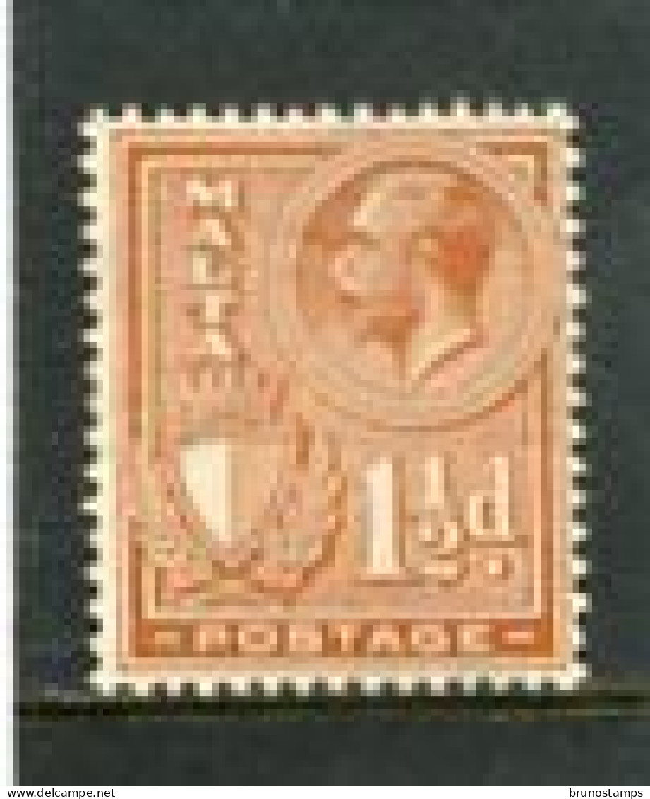 MALTA - 1926  1 1/2d  KGV  MINT - Malte