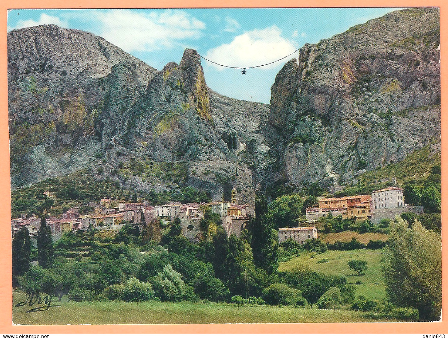 Ppgf/ CPSM Grand Format - ALPES DE HAUTE PROVENCE - MOUSTIERS SAINTE MARIE - Vue Générale - Andere & Zonder Classificatie