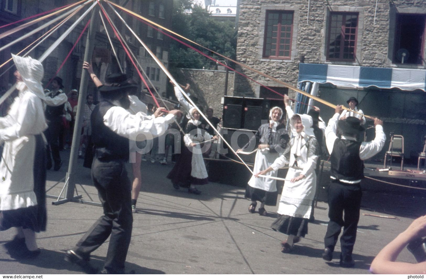 6 SLIDES SET 1984 THEATRE PARMINOU FOLK DANCE MUSIC PLACE ROYAL QUEBEC CANADA 35mm SLIDE NOT PHOTO No FOTO NB4117 - Dias