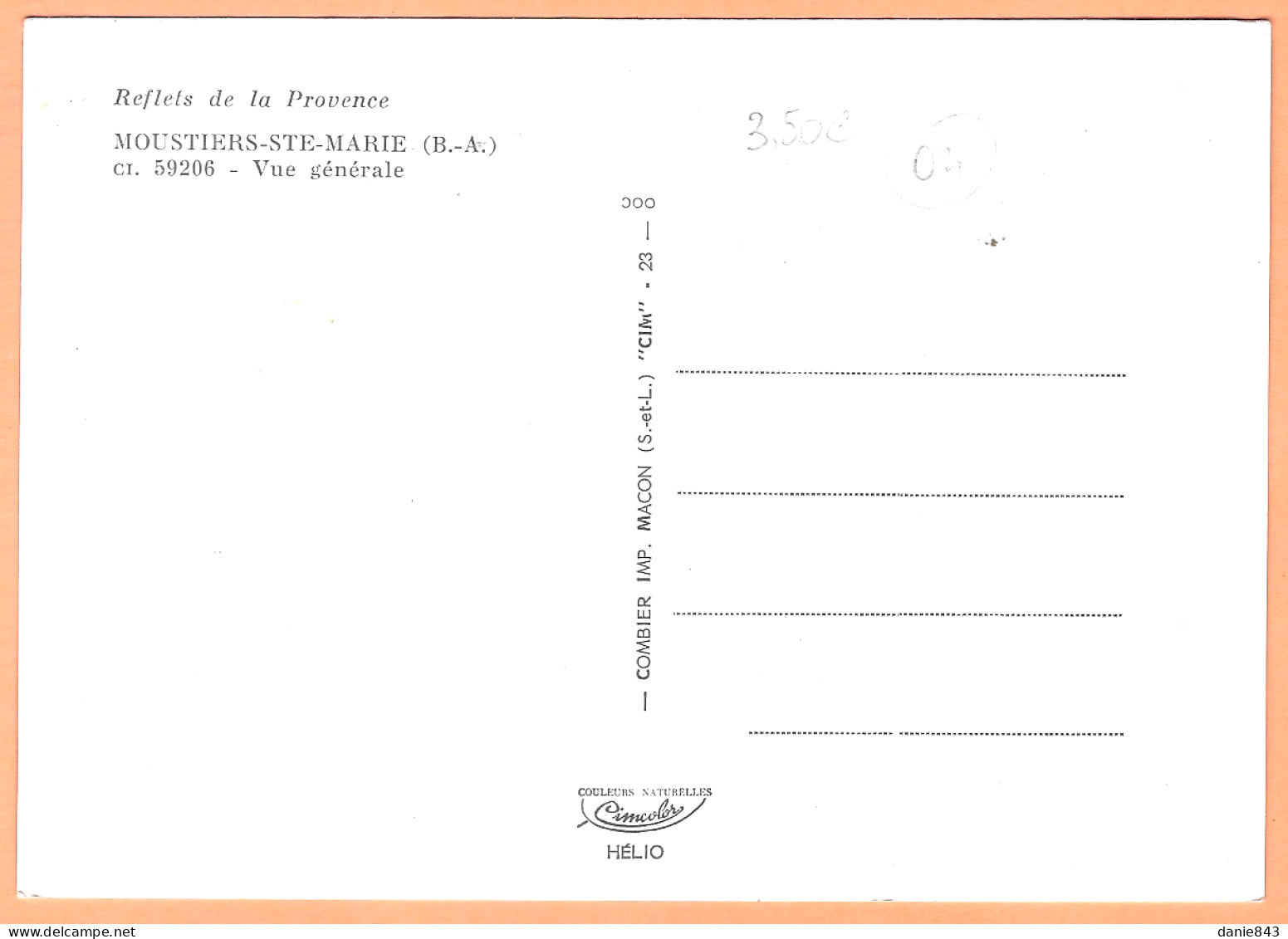 Ppgf/ CPSM Grand Format - ALPES DE HAUTE PROVENCE - MOUSTIERS SAINTE MARIE - Vue Générale - Animation 1er Plan Chevaux - Andere & Zonder Classificatie