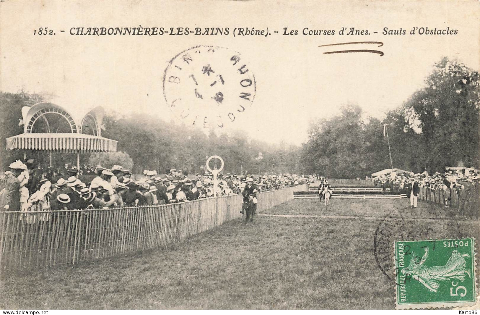 Charbonnières Les Bains * Les Courses D'ânes * Sauts D'obstacles * Hippisme Hippique - Charbonniere Les Bains