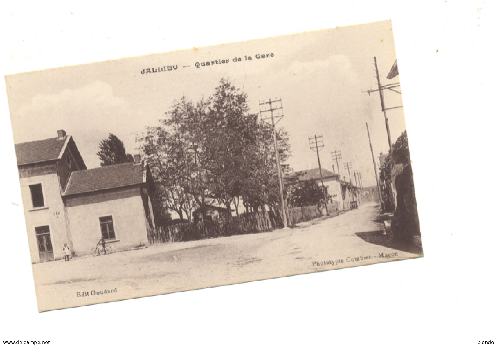 38 -  JALLIEU - QUARTIER DE LA GARE - Bourgoin