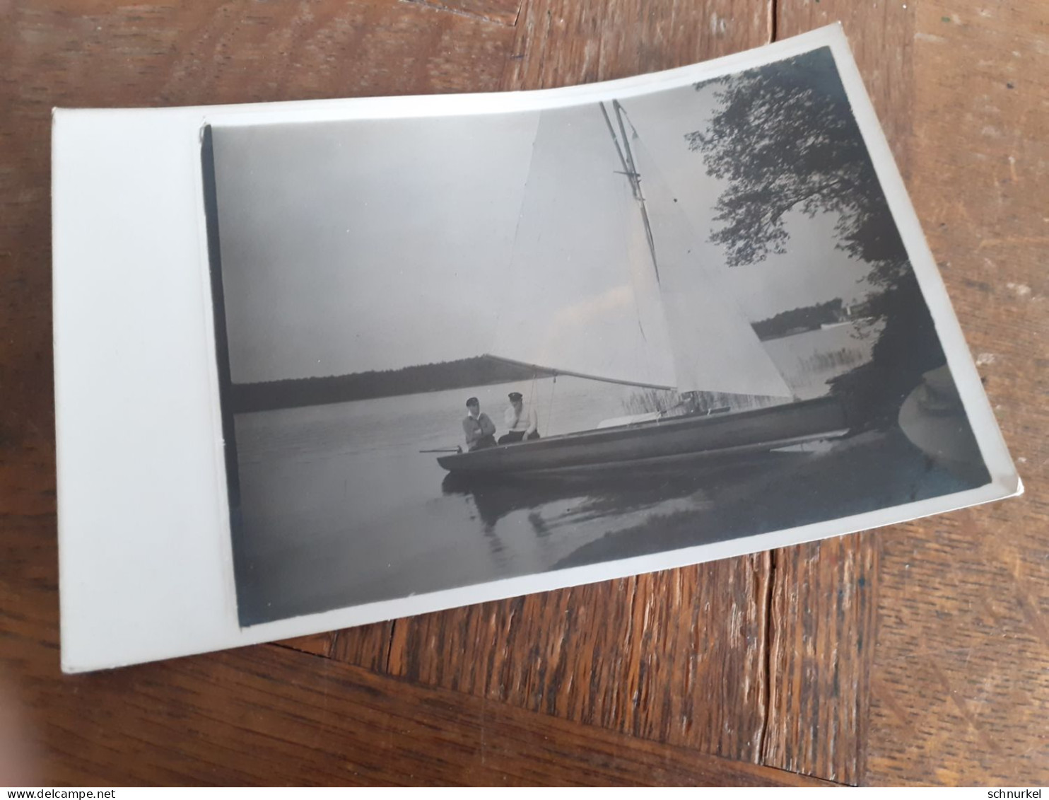 MAENNER In DEUTSCHLAND DAZUMAL - HERREN DUO Im SEGEL BOOT - 1927 - Bateaux