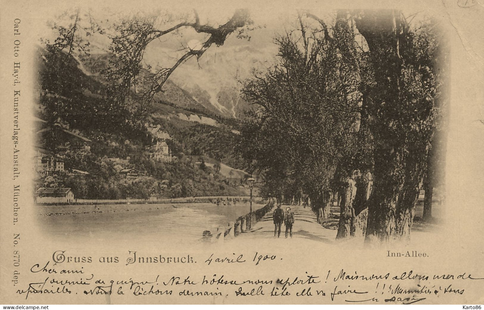 Gruss Aus Innsbruck * 1900 ! * Inn Allee * Austria Autriche Osterreich - Innsbruck