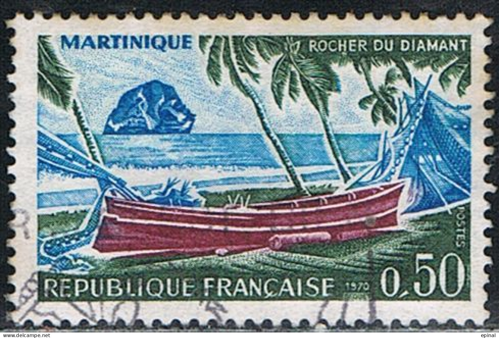 FRANCE : N° 1644 ** Et Oblitéré (Rocher Du Diamant -Martinique-) - PRIX FIXE - - Ongebruikt