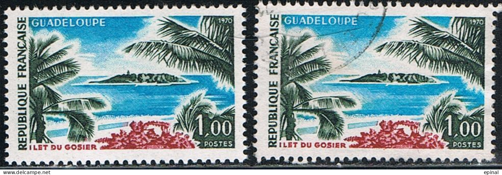 FRANCE : N° 1646 ** Et Oblitéré (Ilet Du Gosier -Guadeloupe-) - PRIX FIXE - - Ongebruikt