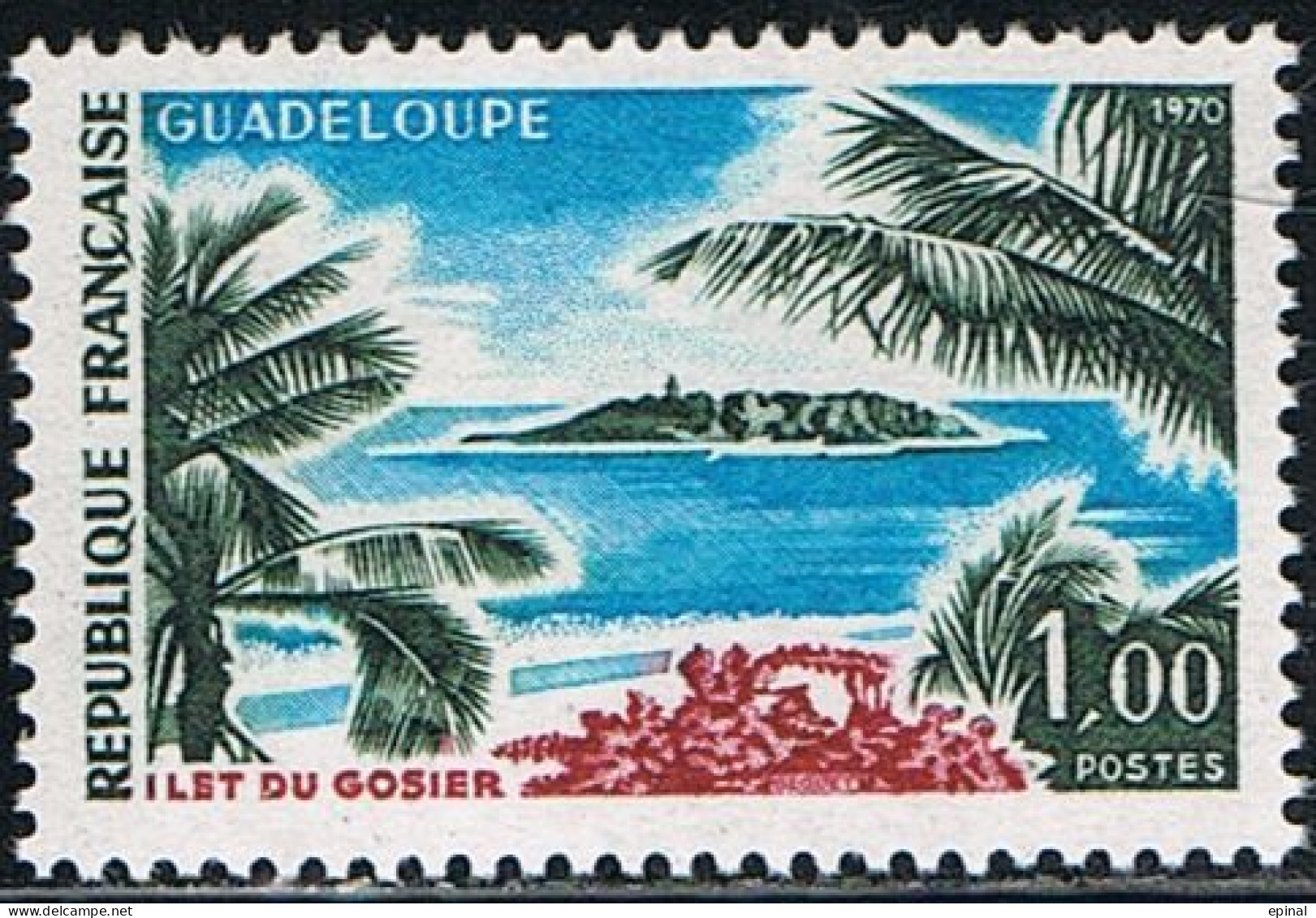 FRANCE : N° 1646 ** Et Oblitéré (Ilet Du Gosier -Guadeloupe-) - PRIX FIXE - - Unused Stamps