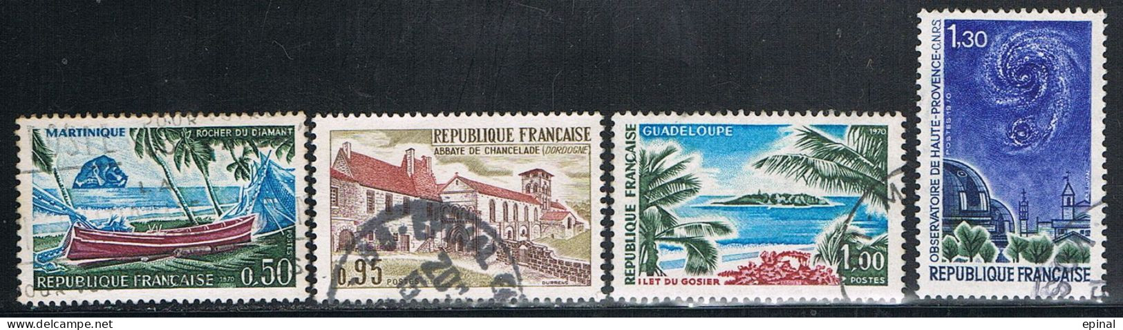 FRANCE : N° 1644-1645-1646-1647 Oblitérés (Série Touristique) - PRIX FIXE- - Usati