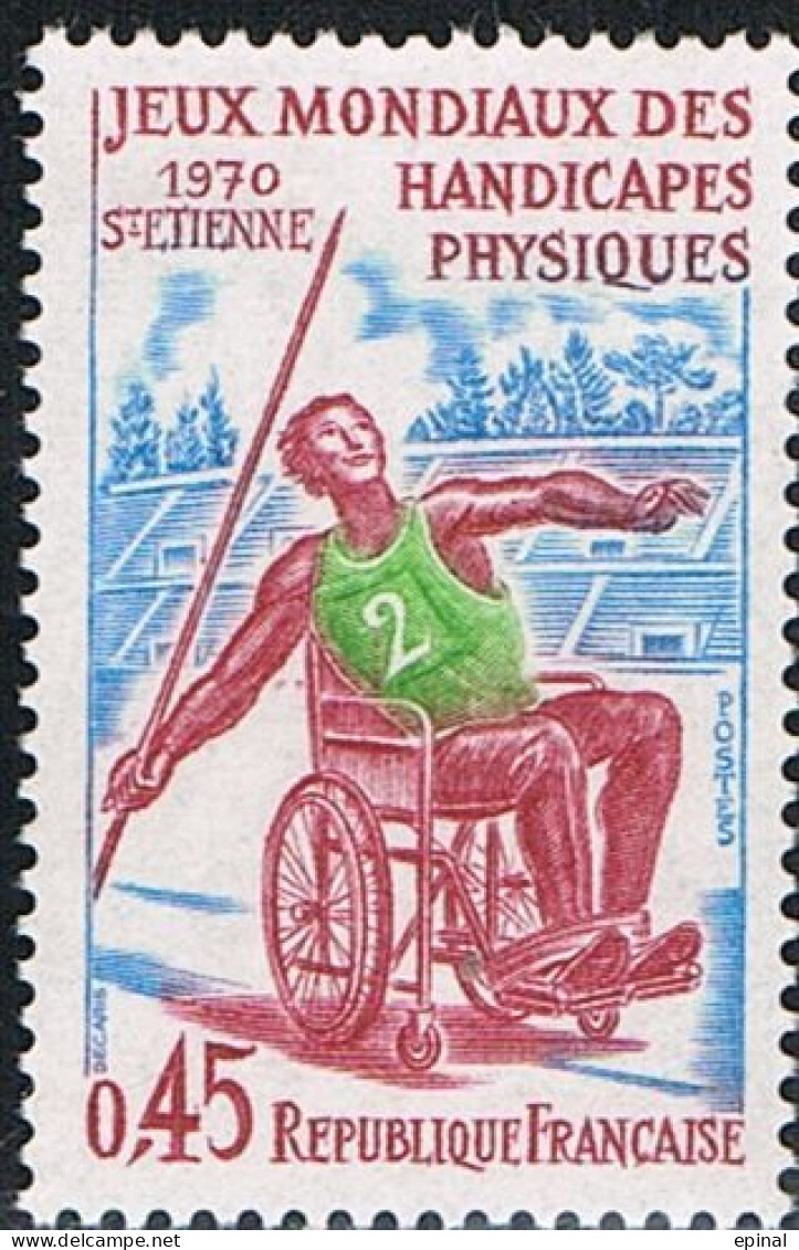 FRANCE : N° 1649 ** (Jeux Mondiaux Des Handicapés Physiques) - PRIX FIXE - - Neufs