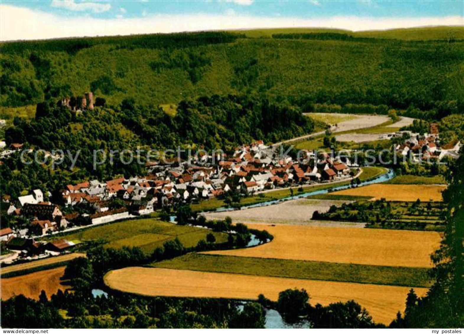 72846856 Helmarshausen Fliegeraufnahme Helmarshausen - Bad Karlshafen