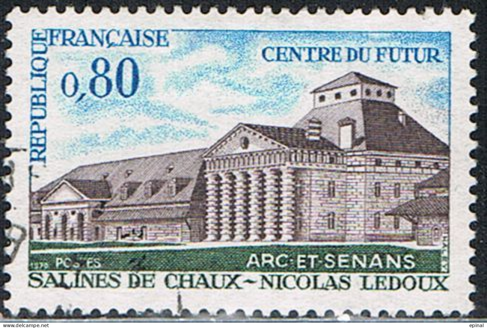 FRANCE : N° 1651 Oblitéré (Salines De Chaux) - PRIX FIXE - - Used Stamps