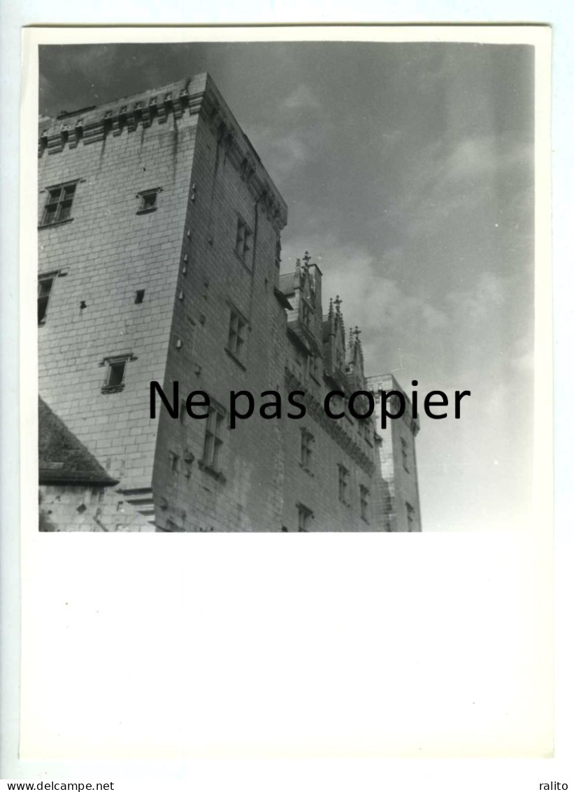 MONTSOREAU Vers 1960 Le Château Photo 14 X 14 Cm MAINE-ET-LOIRE - Orte