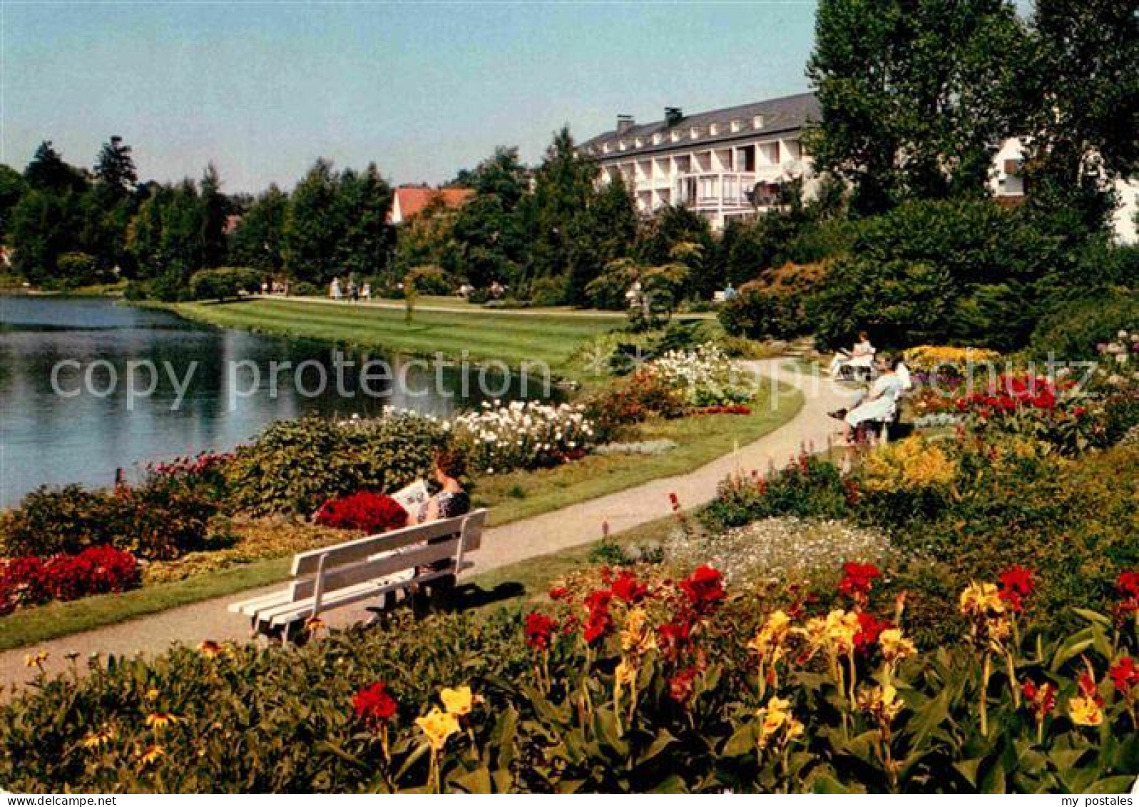 72846790 Bad Meinberg Kurparksee Rolandsanatorium Bad Meinberg - Bad Meinberg