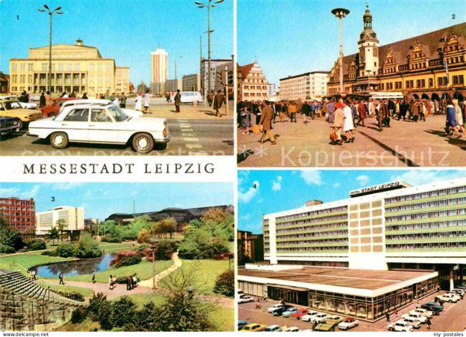 72846766 Leipzig Opernhaus Altes Rathaus Alte Waage Interhotel Leipzig - Leipzig