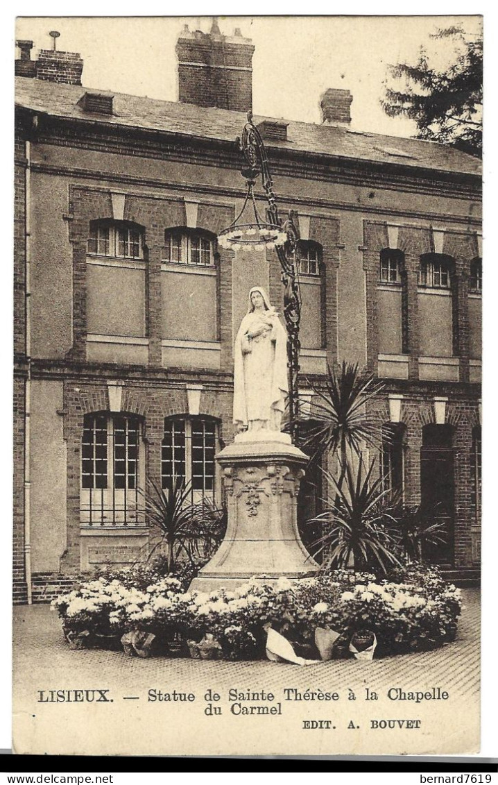 14 Lisieux -   Statue De Sainte Therese  A La Chapelle Du Carmel - Lisieux