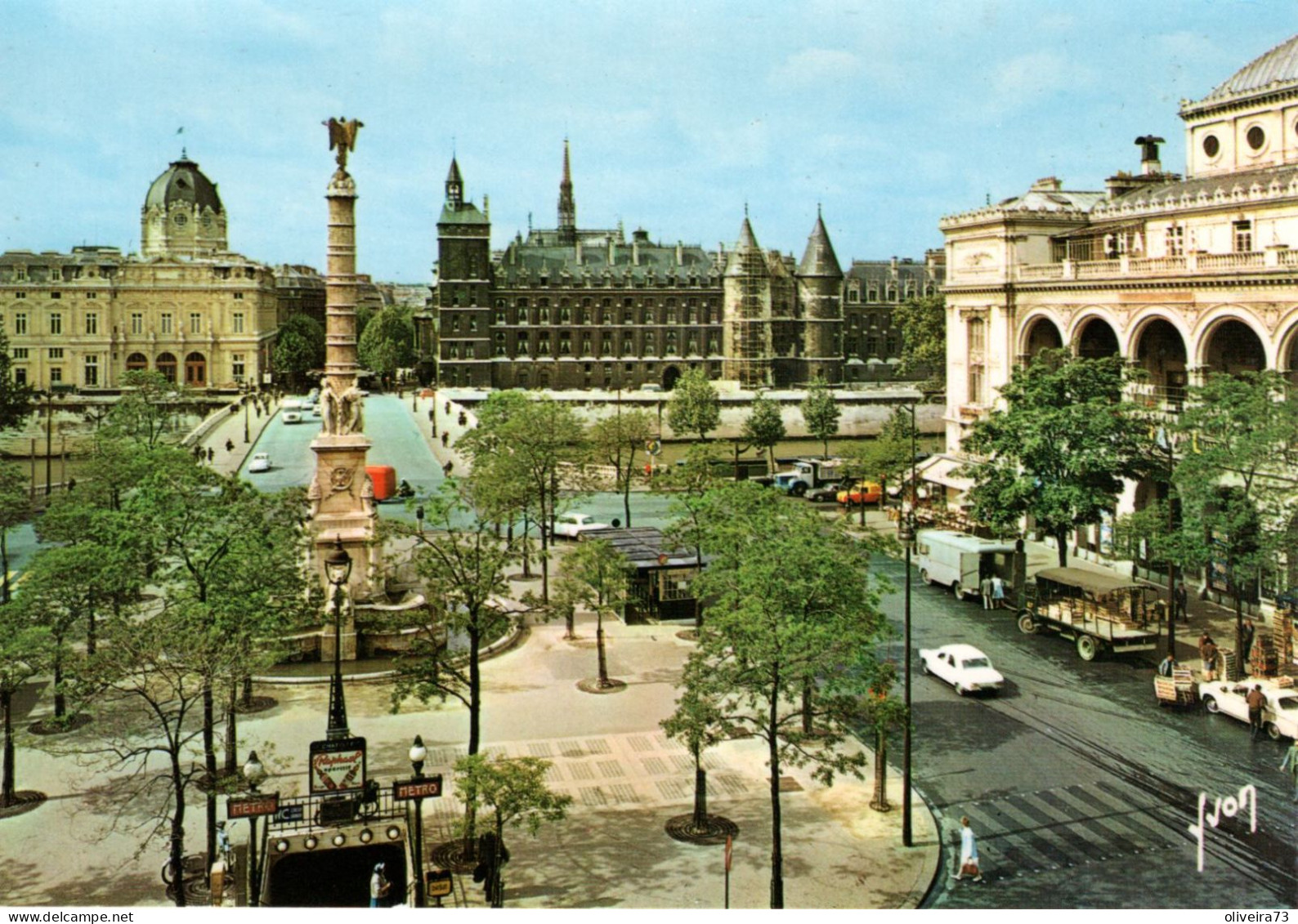PARIS - Place Du Châtelet - Markten, Pleinen