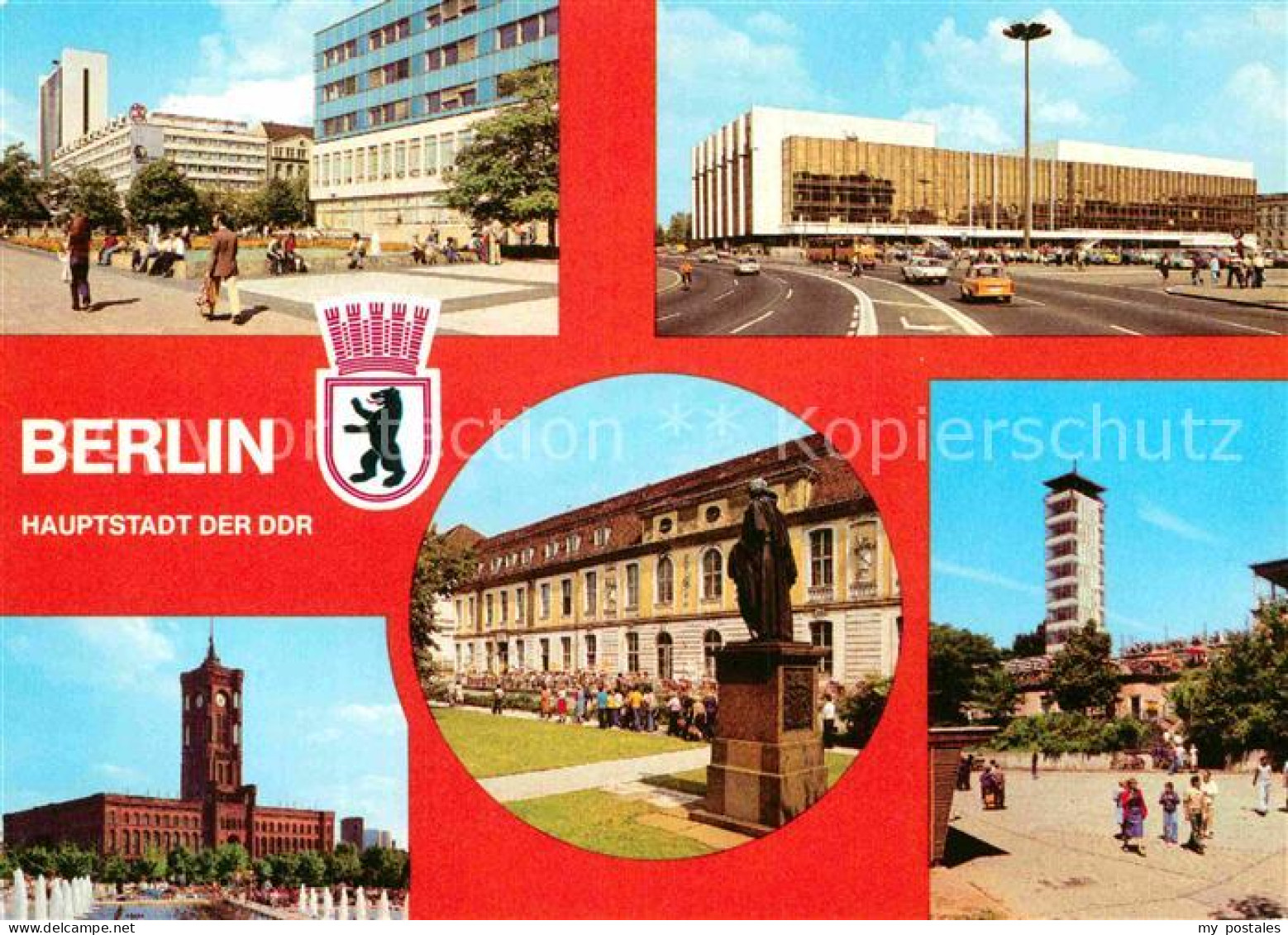 72846752 Berlin Mueggelturm Lindencorso Interhotel Unter Den Linden Rathaus Oper - Altri & Non Classificati