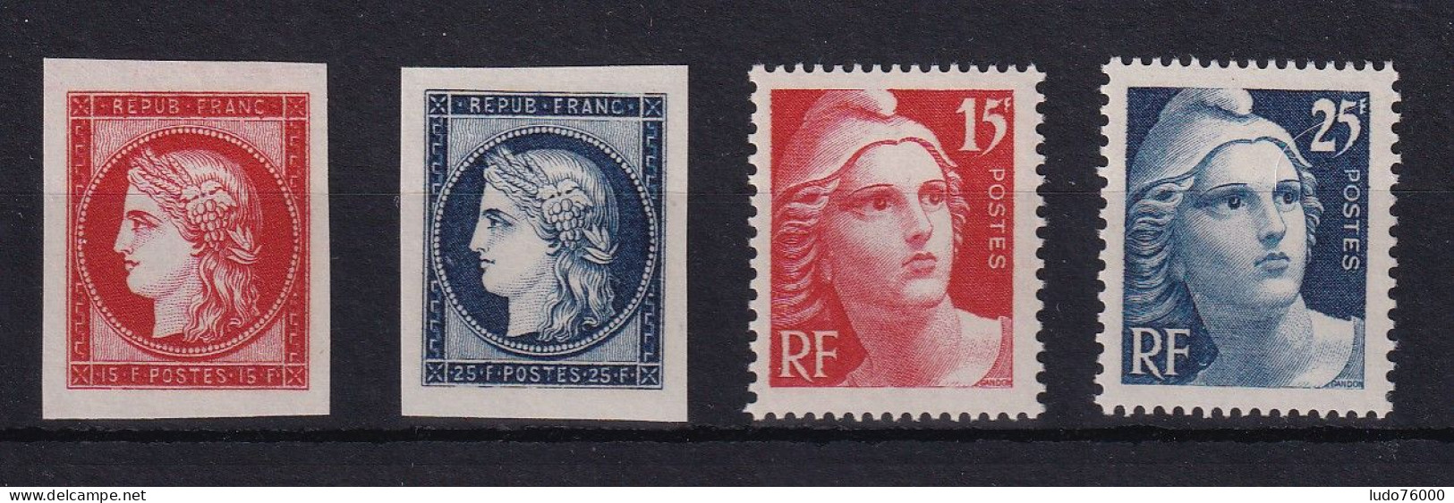 D 810 / LOT N° 830/833 NEUF** COTE 16€ - Sammlungen