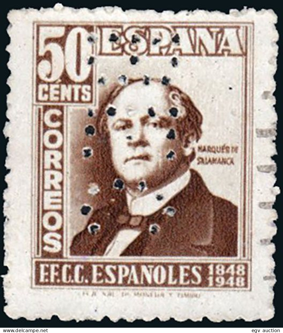 Madrid - Perforado - Edi O 1037 - "BEC" (Banco) - Used Stamps