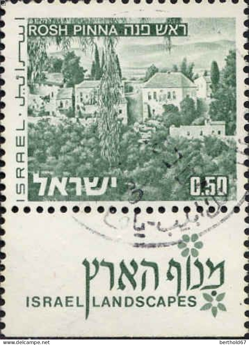 Israel Poste Obl Yv: 465 Mi:531x Rosh Pinna (Beau Cachet Rond) - Used Stamps (with Tabs)