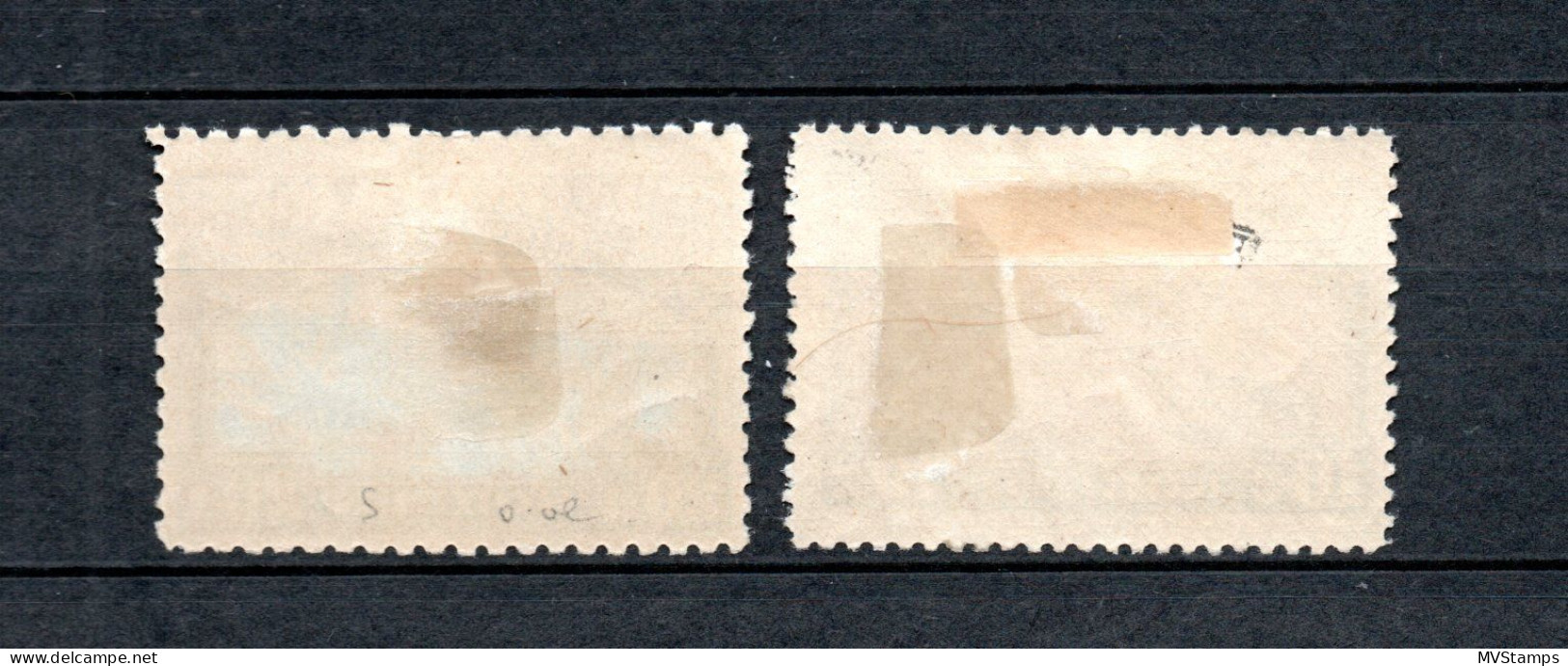 Russia 1929 Old Set Children-help Stamps (Michel 361/62) MLH - Ungebraucht