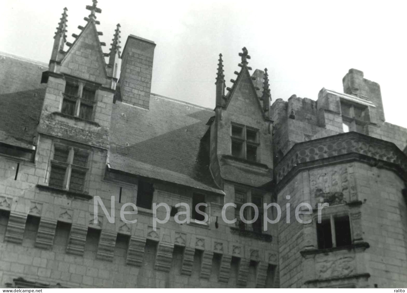 MONTSOREAU Vers 1960 Le Château Photo 14 X 20 Cm MAINE-ET-LOIRE - Lugares