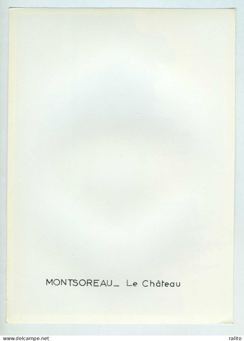 MONTSOREAU Vers 1960 Le Château Photo 14 X 20 Cm MAINE-ET-LOIRE - Lieux