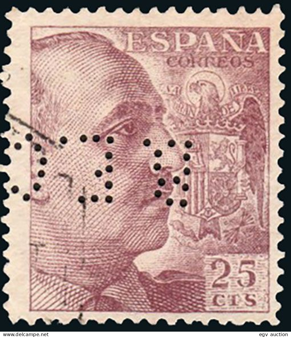 Madrid - Perforado - Edi O 1048 - "B.E.C." (Banco) - Oblitérés