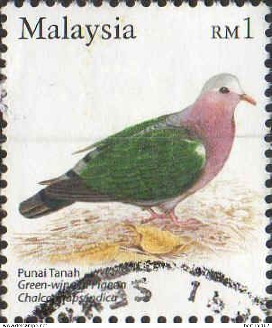 Malaisie Poste Obl Yv:1089 Punai Tanah Chalcophaps Indica (Beau Cachet Rond) - Malaysia (1964-...)