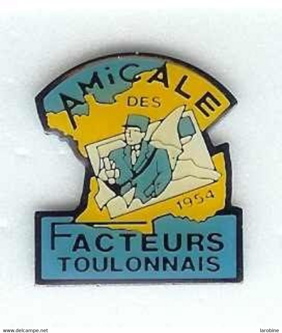 @@ Saggay La Poste Amicale Des Facteurs Toulonnais Toulon 1954 Var PACA (2.4x2.8) @@po29b - Postes